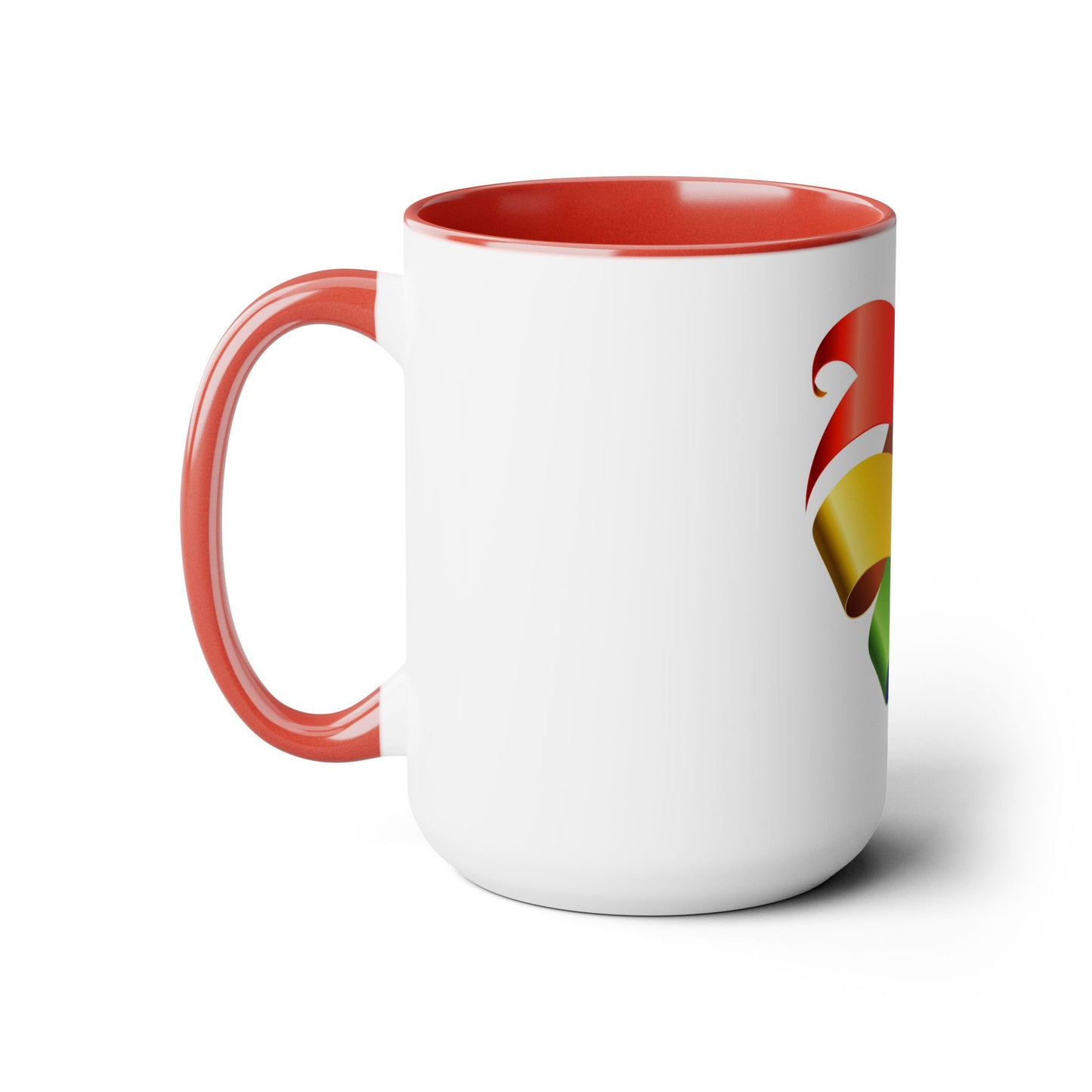 PRIDE Heart Accent Mug, 15oz
