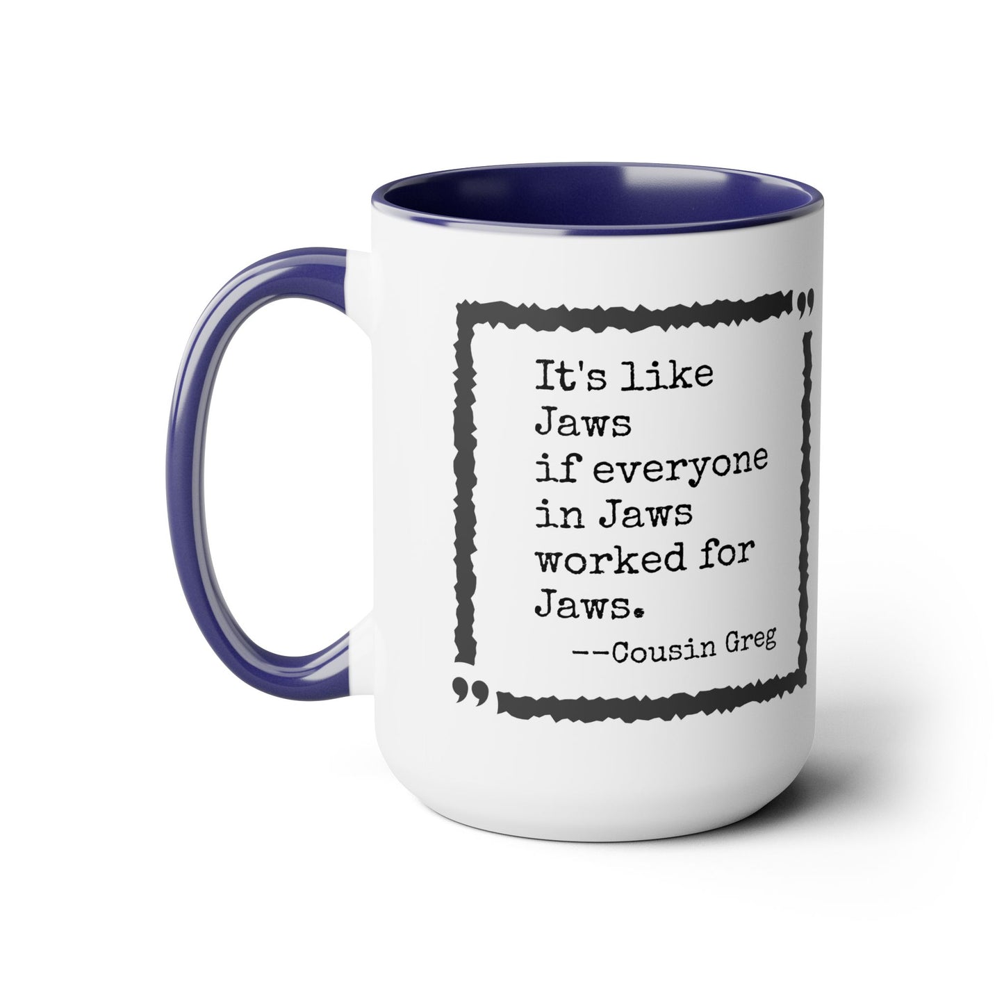 Succession Funny Quote Accent Mug, 15oz