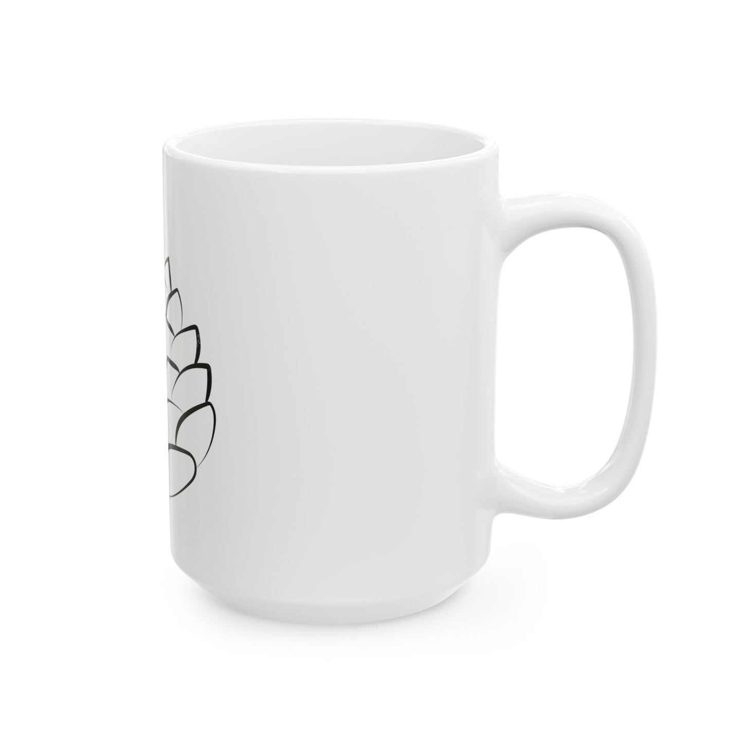 Pine Cone 15oz Ceramic Mug