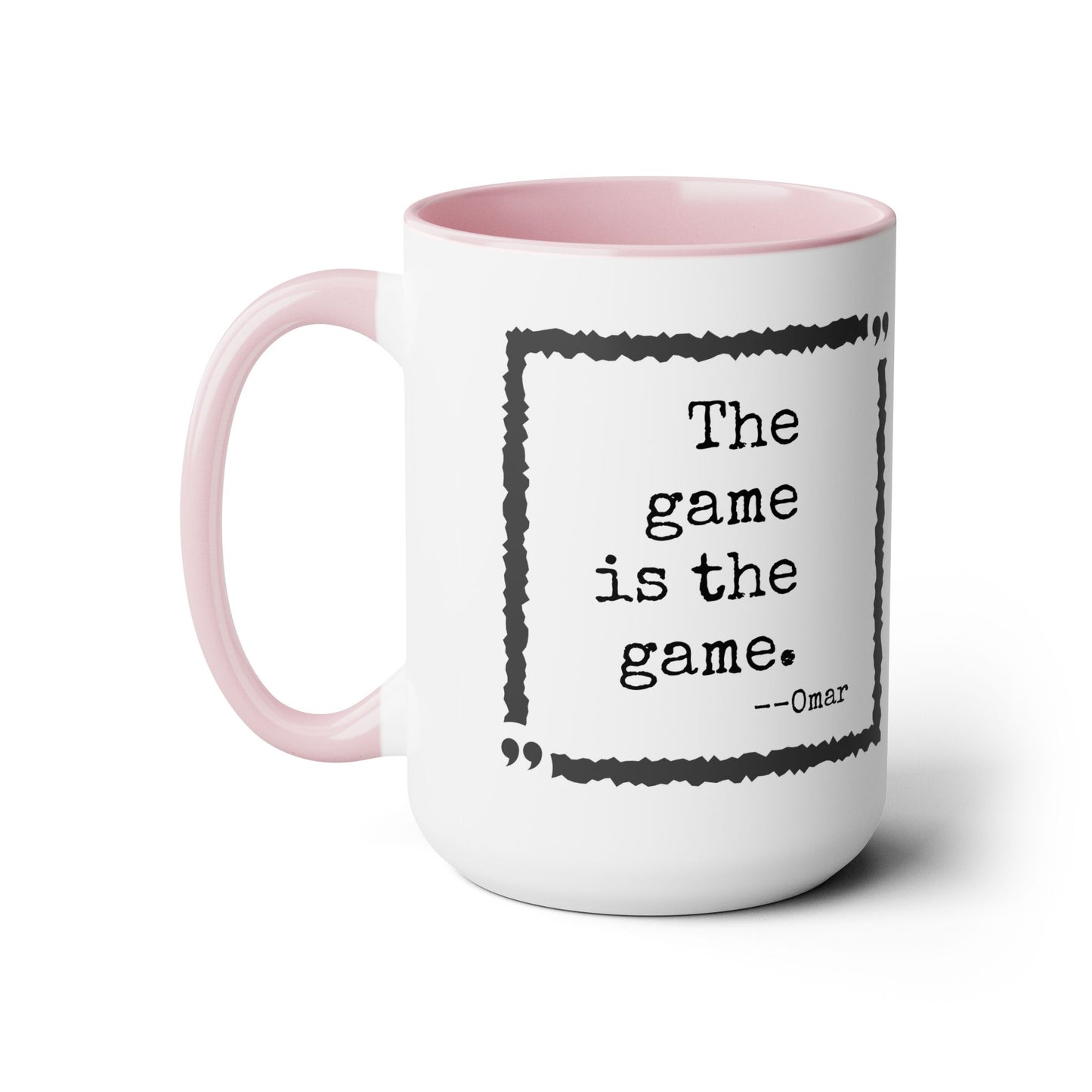 The Wire Quote Accent Mug, 15oz