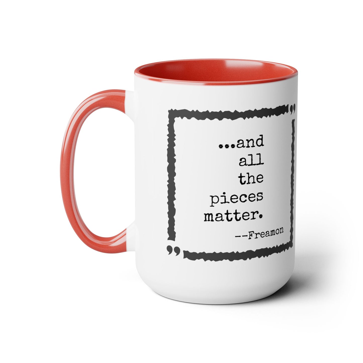 The Wire Quote Accent Mug, 15oz