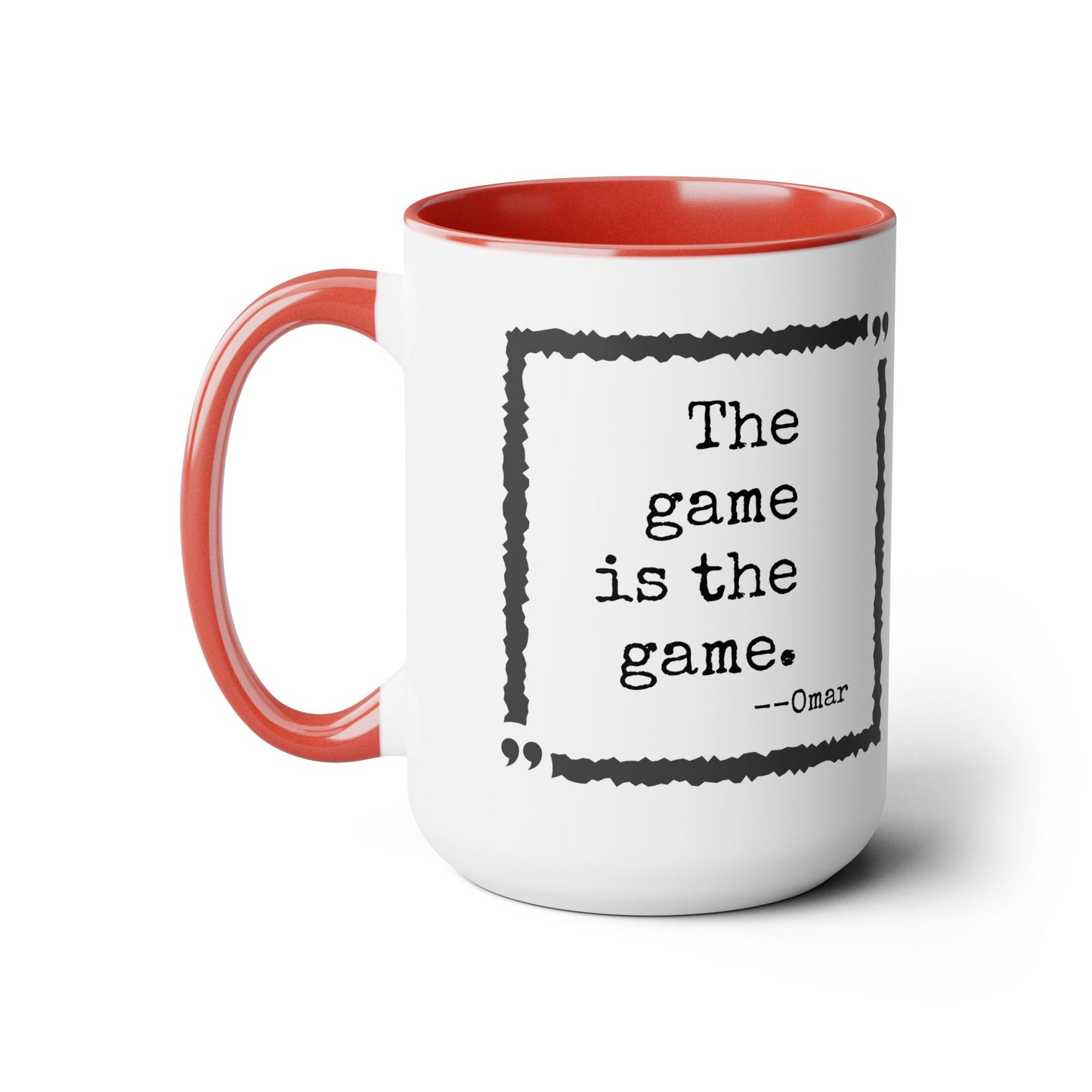 The Wire Quote Accent Mug, 15oz