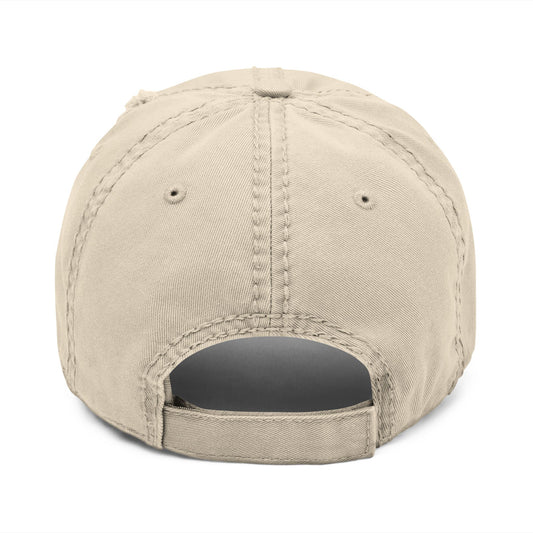 Distressed Pinyon Pictures Khaki Baseball Cap