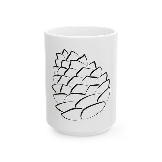 Pine Cone 15oz Ceramic Mug