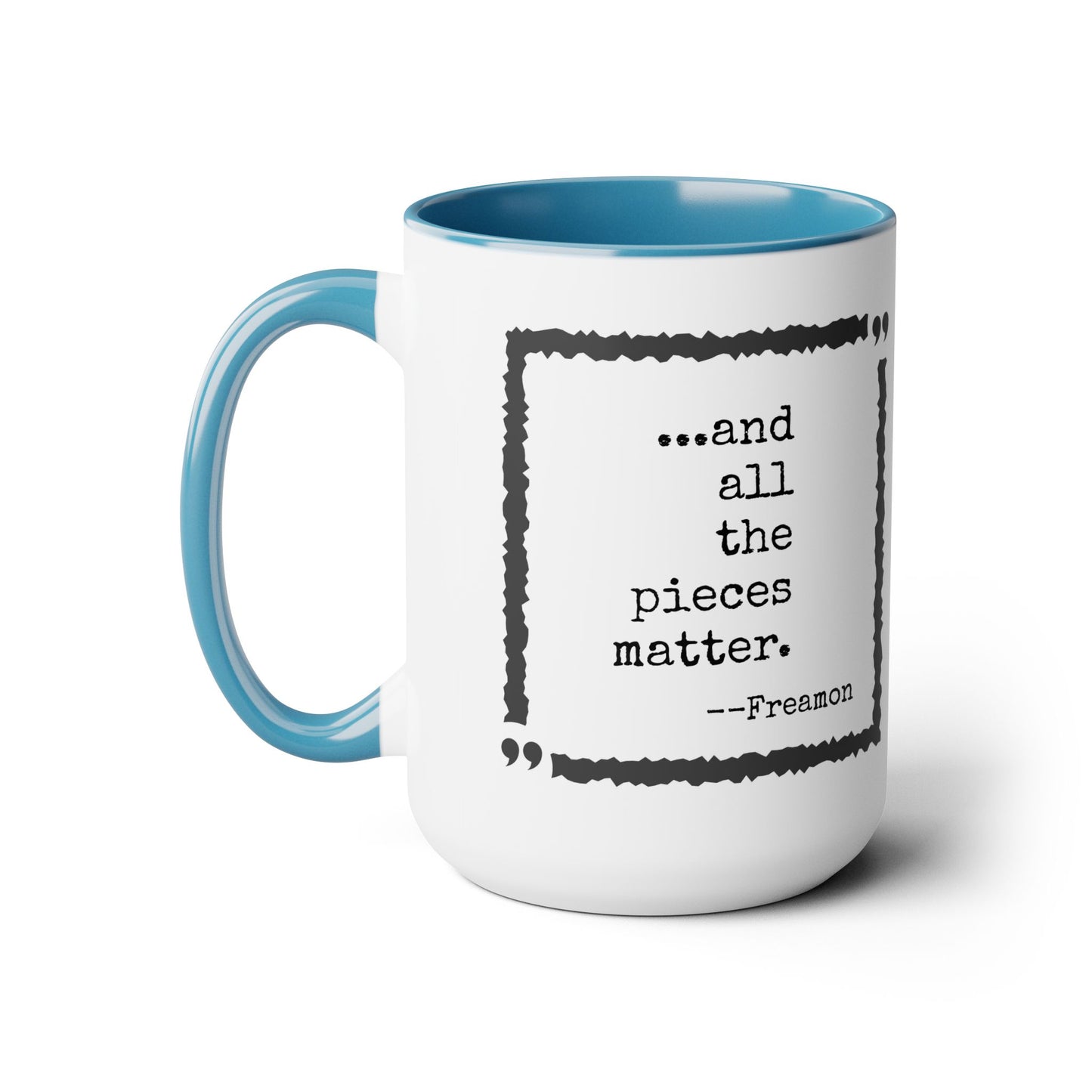 The Wire Quote Accent Mug, 15oz