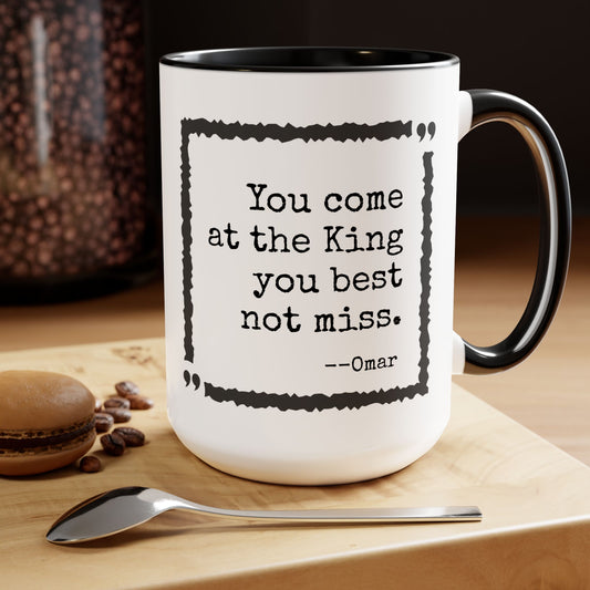 The Wire Quote Accent Mug, 15oz