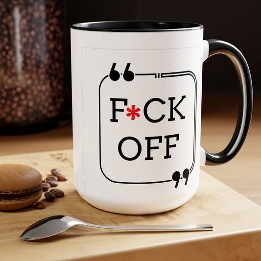 Succession Quote Mug, 15oz